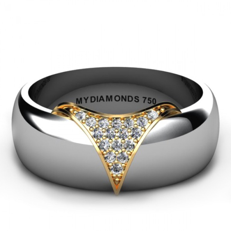 Men’s Diamond Rings for More Luxury & Elegance 13 Torino-White-Gold-Men’s-Diamond-Wedding-Ring
