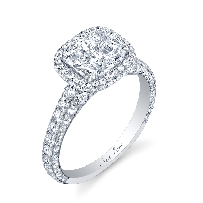 Untitled_00150NL8131 Cushion Cut Engagement Rings for Beautifying Her Finger