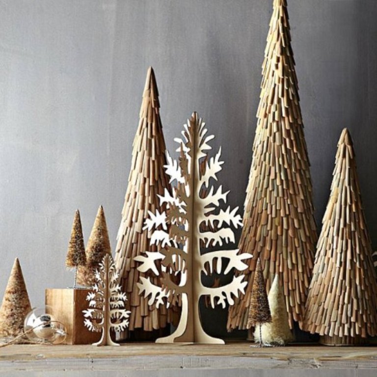 Wooden-christmas-tree-New-Year-trends-decoration 24 Latest & Hottest Christmas Trends for 2022