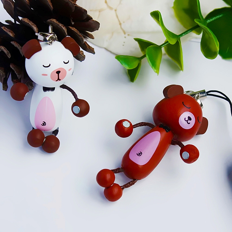 brown-bear-and-white-bear-cell-phone-charm-strap-camera-char Mobile Phone Charms to Renew Your Mobile Phone