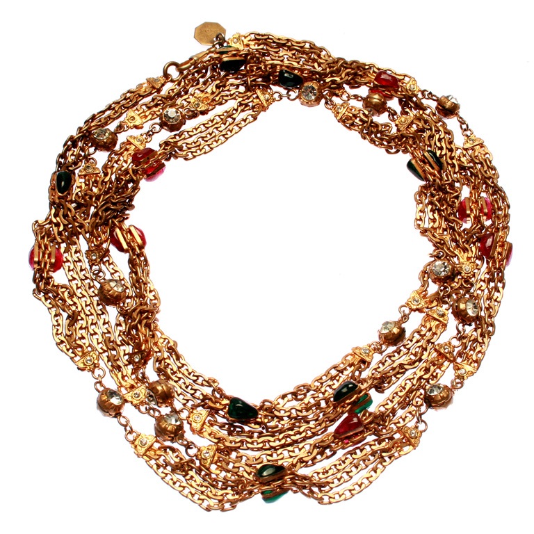Glass Beads for Creating Romantic & Fashionable Jewelry Pieces 10 chanel_3_wrap_necklace1