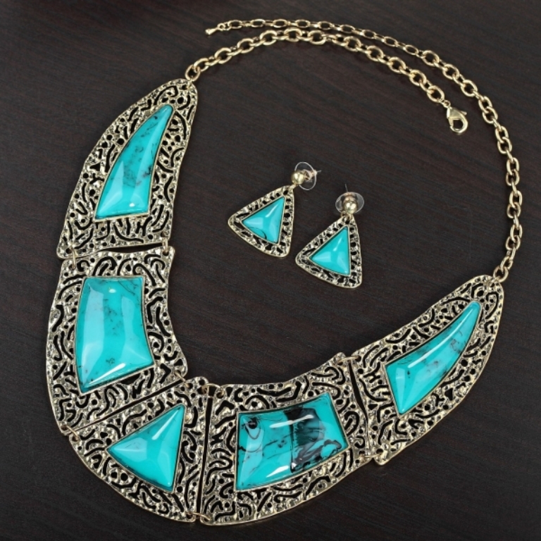 hammered-jewelry-sets-vintage-jewellery-set-filigree-vintage-jewellery-set-turquoise-vintage-jewellery-set-hammered-vintage-jewellery-set-filigree-vintage-jewellery-set-okajewelry.com-905631 Turquoise jewelry “ The Stone of the Sky & Earth”