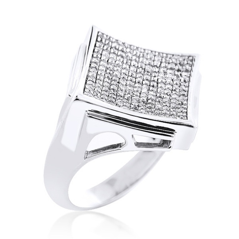 Hip Hop Jewelry to Attract More Attention 19 hip-hop-jewelry-mens-diamond-ring-062ct-10k-gold_2