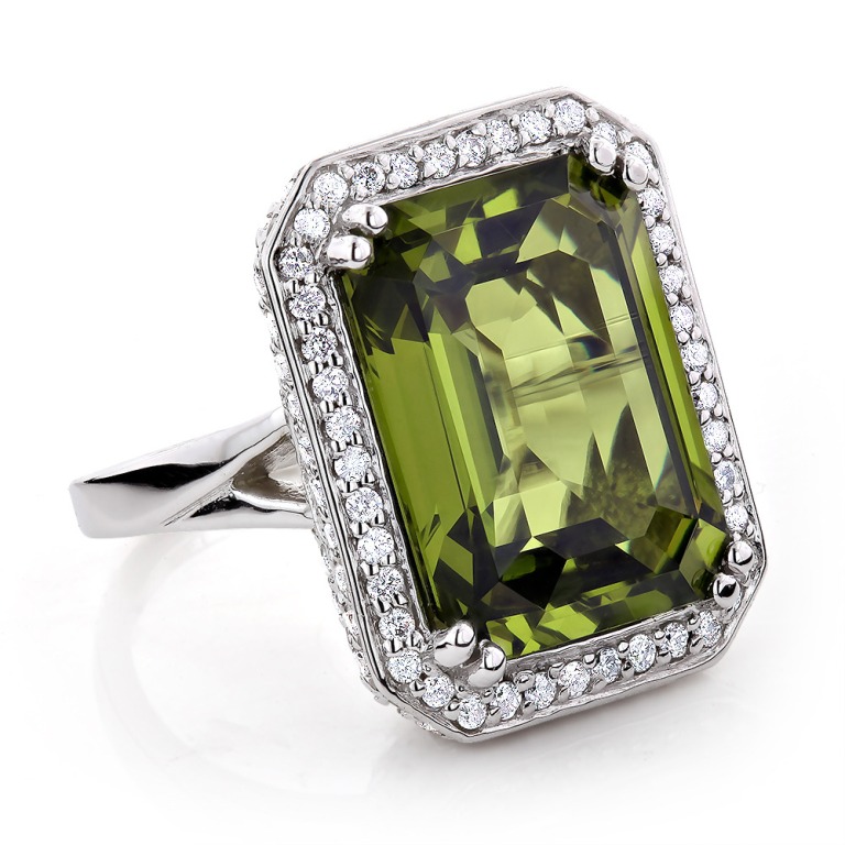 ladies-14k-gold-peridot-quartz-gemstone-diamond-cocktail-ring-175ct_11 Do You Know Your Zodiac Gemstone?