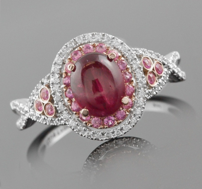 pink-sapphire-engagement-rings-with-diamonds Most Famous Romantic & Unique Jewelry with Pink Diamonds