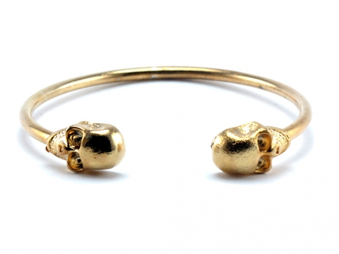 Skull Jewelry for Both Men & Women 15 sammy-skull-bracelet-bangle-gold