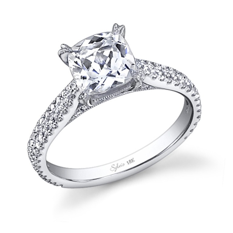 sy566-0053_1_1 Cushion Cut Engagement Rings for Beautifying Her Finger