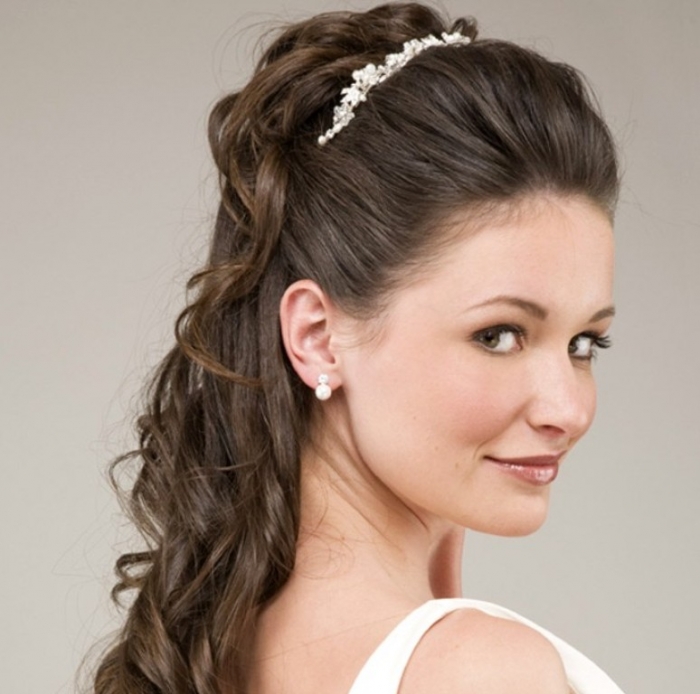 wedding-updo-hairstyles “Wedding Headbands” The Best Choice for Brides, Why?!