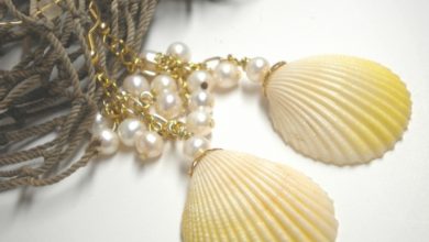 yellow seashell earrings9 Seashell Jewelry as a Natural Gift - 6