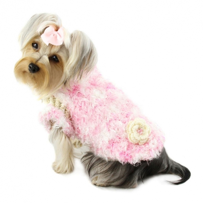 sweet-fluffy-chenille-turtleneck-dog-sweater-1 Top 25 Breathtaking Dog Sweaters for Your Dog