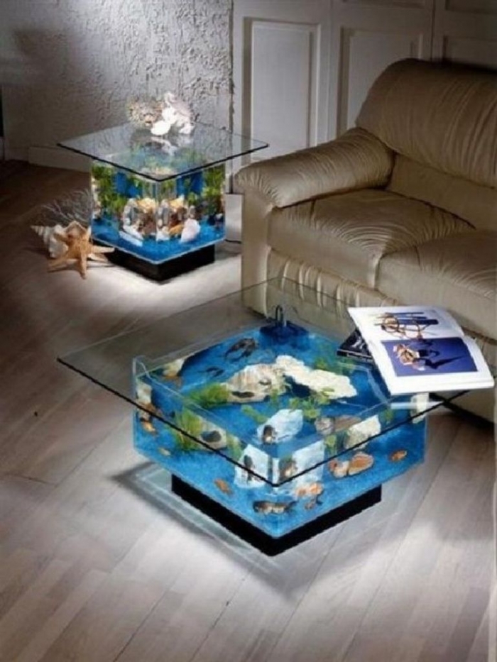 Aquarium-Ideas-Coffee-Table-How-to-Decorate-a-Coffee-Table-with-30-Picture-Inspiration