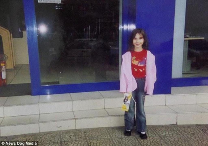 The young human Barbie when she was just six years old "A tomboy girl" 
