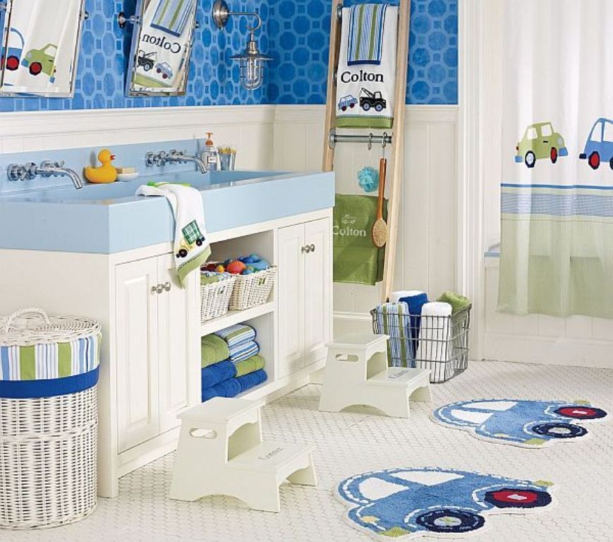 46+ Awesome & Dazzling Kids’ Bathroom Design Ideas