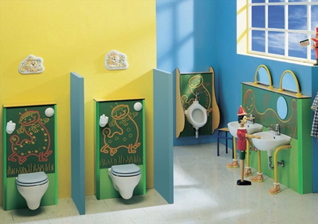35-Awesome-Dazzling-Kids’-Bathroom-Design-Ideas-2015-20 46+ Awesome & Dazzling Kids’ Bathroom Design Ideas 2019