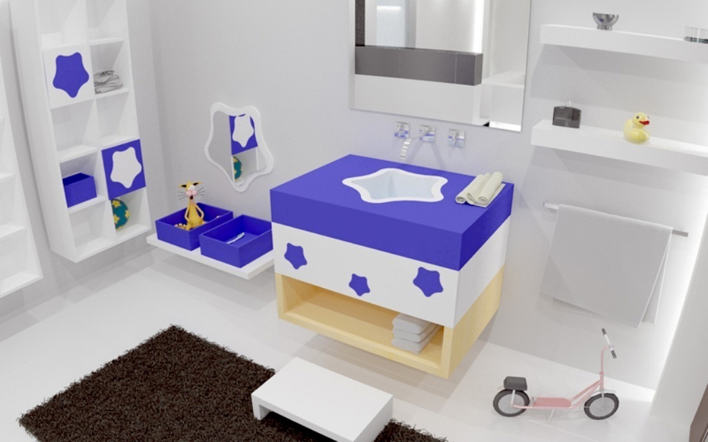 35-Awesome-Dazzling-Kids’-Bathroom-Design-Ideas-2015-25 46+ Awesome & Dazzling Kids’ Bathroom Design Ideas 2019