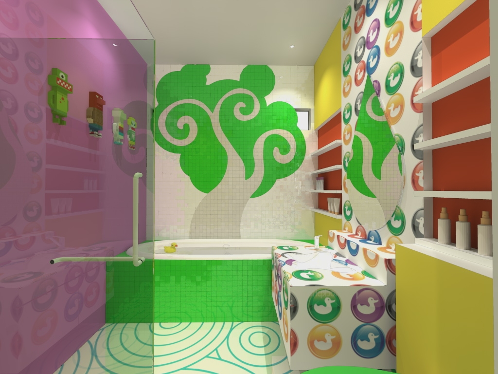 35-Awesome-Dazzling-Kids’-Bathroom-Design-Ideas-2015-6 46+ Awesome & Dazzling Kids’ Bathroom Design Ideas 2019