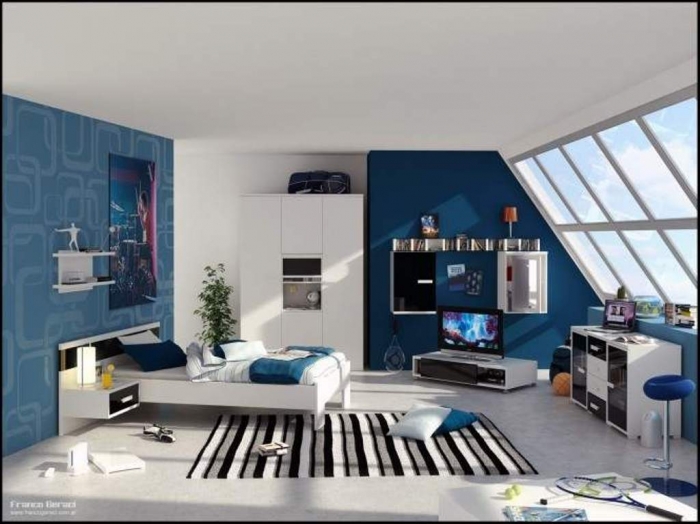 35 Awesome & Dazzling Teens’ Bedroom Design Ideas 2015 (10)
