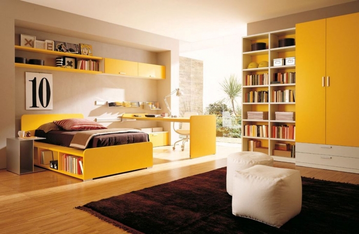 35 Awesome & Dazzling Teens’ Bedroom Design Ideas 2015