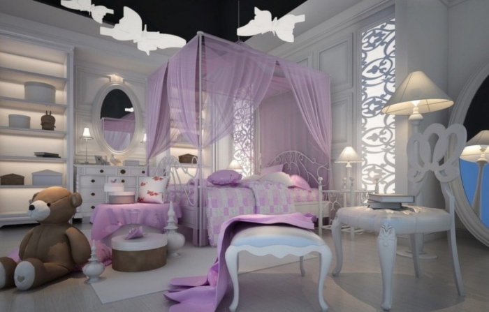 35 Dazzling & Amazing Girls Bedroom Design Ideas 2015 (31)