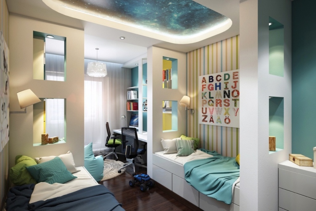 35 Magnificent & Dazzling Ceiling Design Ideas for Kids 2015 (28)