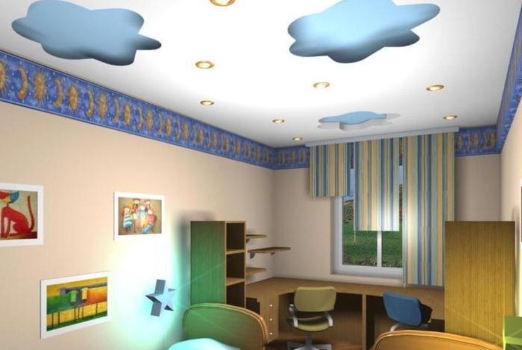 35-Magnificent-Dazzling-Ceiling-Design-Ideas-for-Kids-2015-3 36 Magnificent & Dazzling Ceiling Design Ideas for Kids