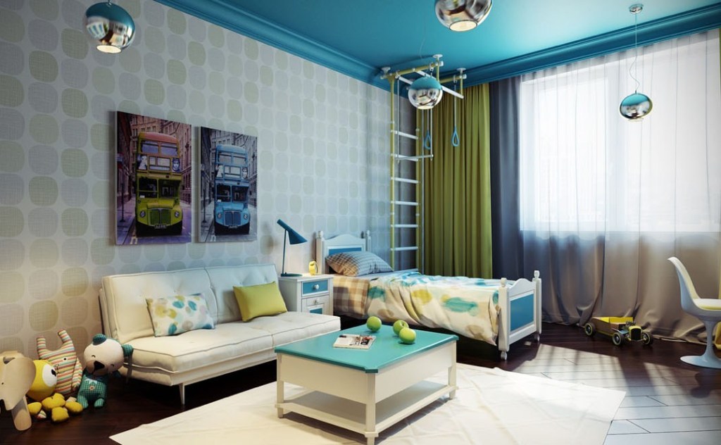 35 Magnificent & Dazzling Ceiling Design Ideas for Kids 2015 (31)