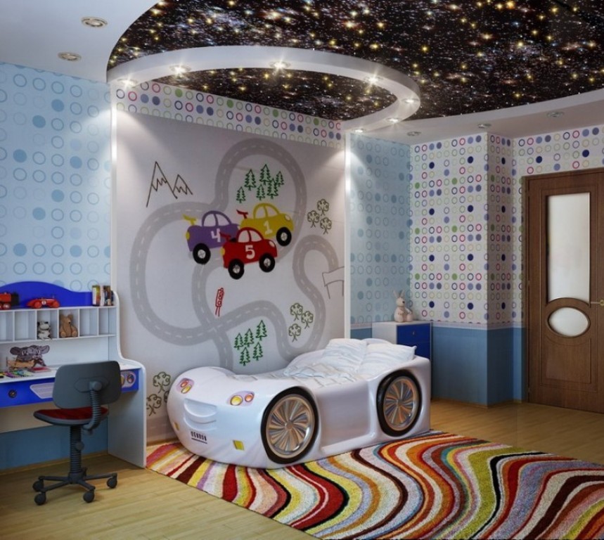 35 Magnificent & Dazzling Ceiling Design Ideas for Kids 2015 (7)