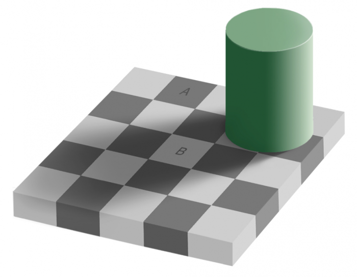 Top 10 Most Interesting Mind Tricks to Trick Your Mind 8 Grey_square_optical_illusion