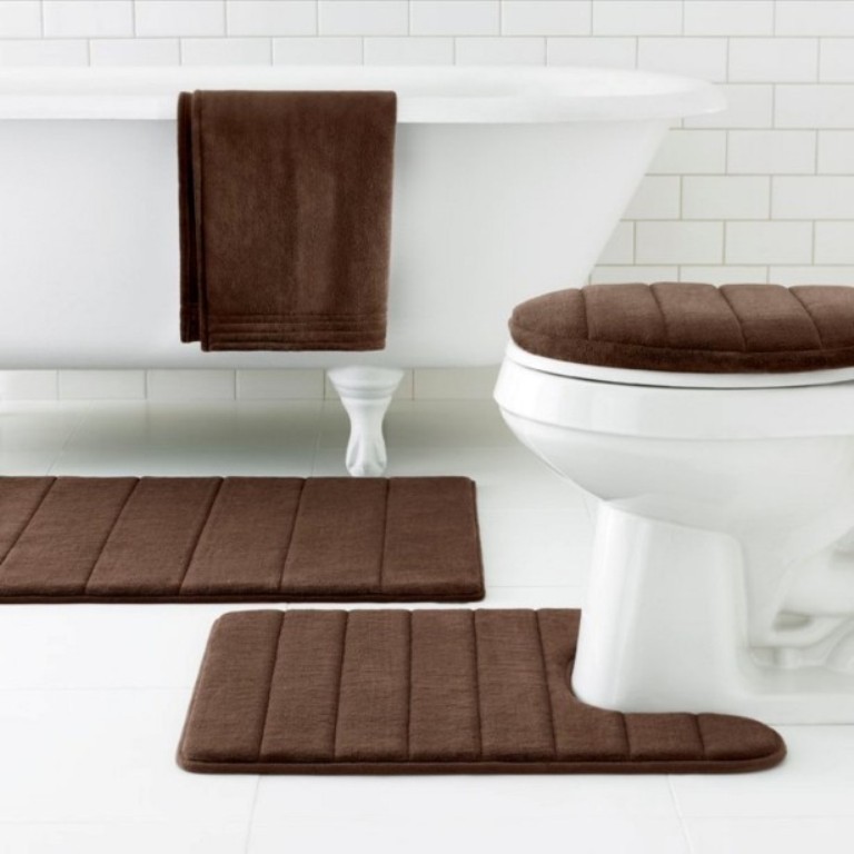 48 Fabulous & Magnificent Bathroom Rug Designs 2015 (17)