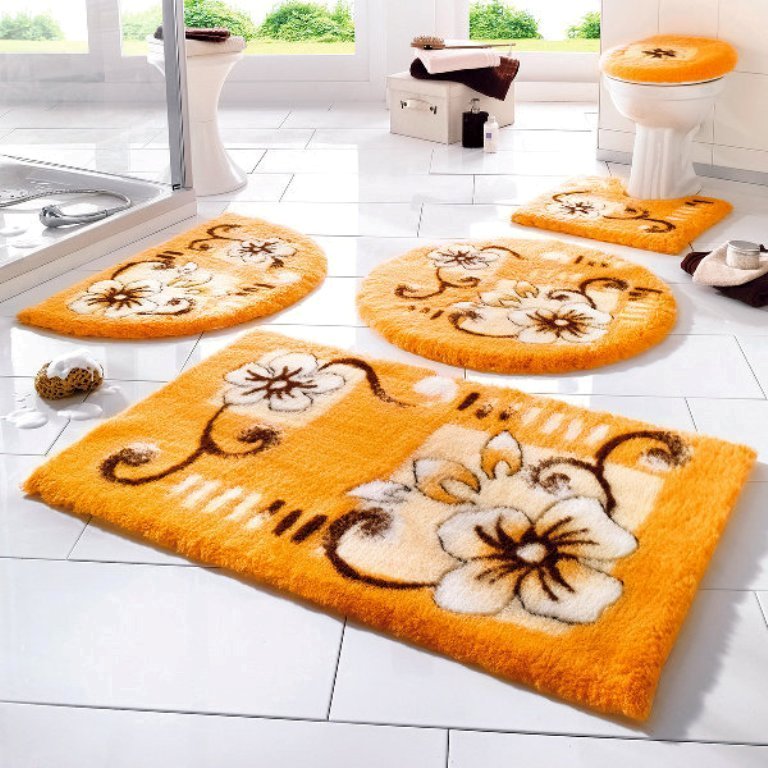 47+ Fabulous & Magnificent Bathroom Rug Designs 29 48 Fabulous & Magnificent Bathroom Rug Designs 2015 (27)