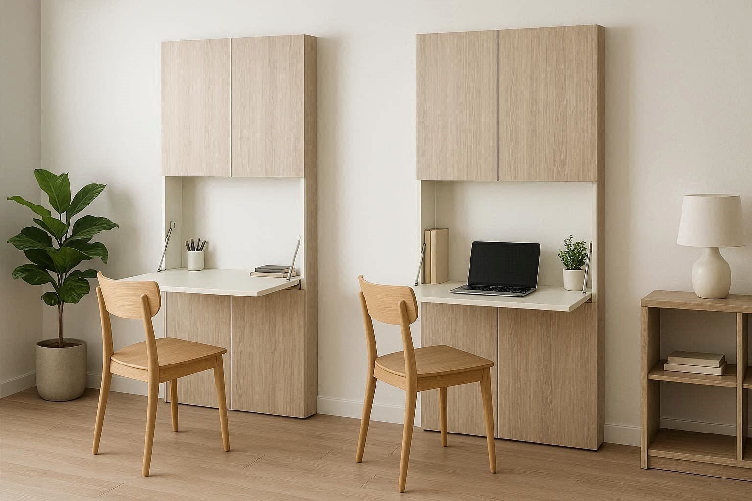 Hidden Wall Desks That Disappear When Not in Use 15 Creative & Unbelievable Space Saving Furniture Pieces - 5