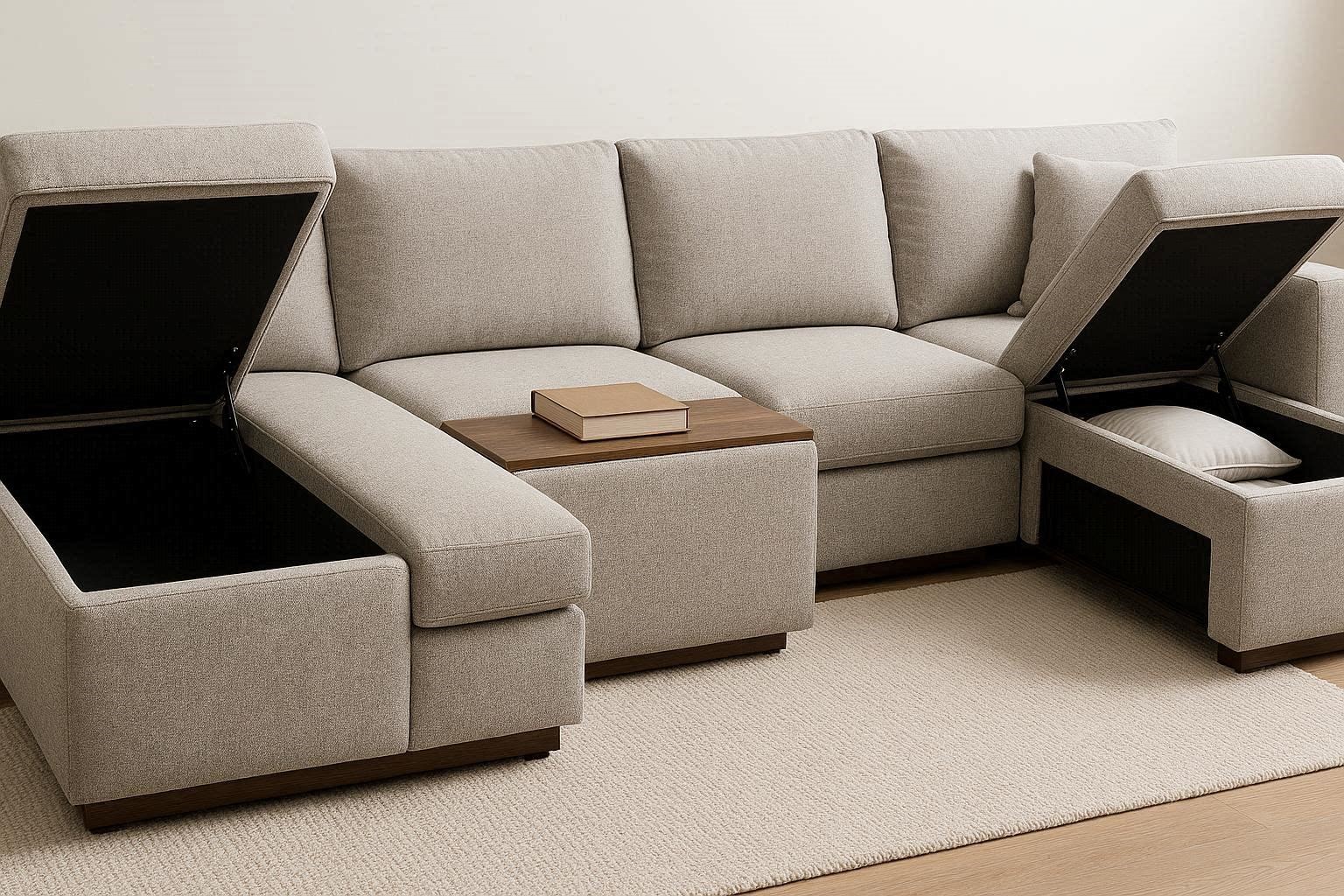Modular Sofas with Hidden Storage Compartments 15 Creative & Unbelievable Space Saving Furniture Pieces - 10