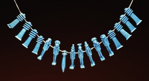 Egyptian_-_Group_of_16_Amulets_Strung_as_a_Necklace_-_Walters_481685-1699_-_View_A