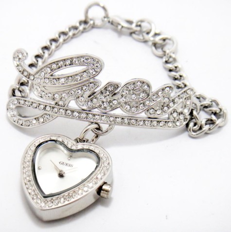 How To Select Practical, Cheap And Good Quality Watch? 18 guess-logo-love-charm-bracelet-chain-ladies-sil-watch-borong2u-1301-04-borong2u@3