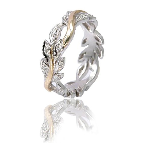 7 Ways to Select Rings For Long, Skinny, And Short Fingers 35 short NewImages_Rings_weddingRings_B42 - An 18 carat white and yellow gold ring set with diamonds - £POA