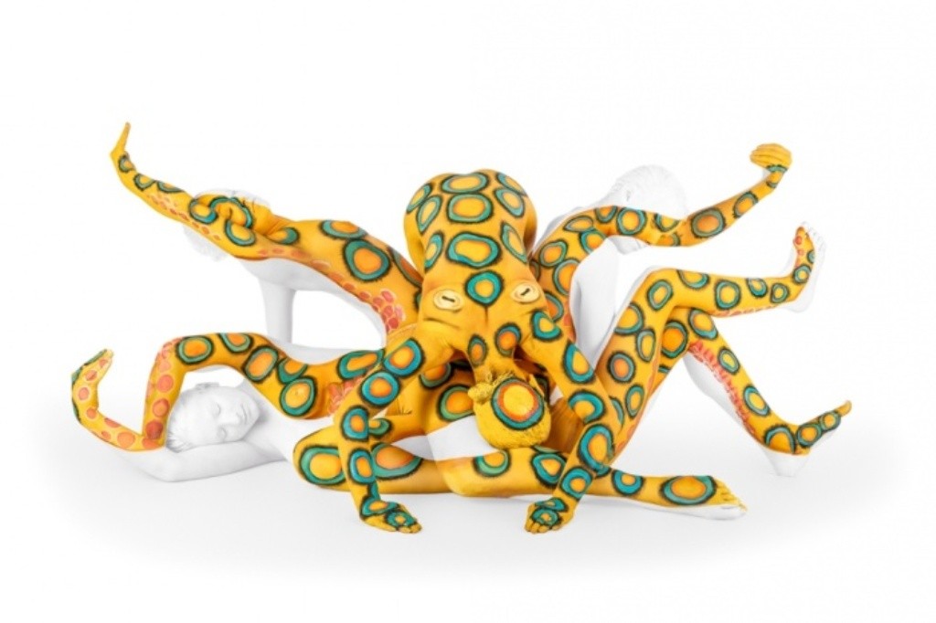 58 Most Marvelous 3D Body Paintings 8 3D Body Paintings (6)