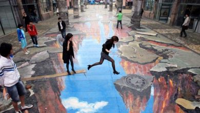 40 Most Fascinating 3D Chalk Art Drawings 33 3D Chalk Art Drawings 22 40 Most Fascinating 3D Chalk Art Drawings - 8