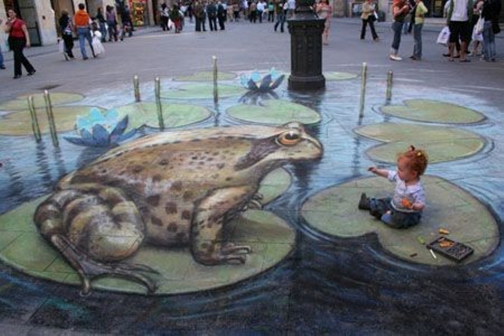 40 Most Fascinating 3D Chalk Art Drawings 29 3D Chalk Art Drawings (27)