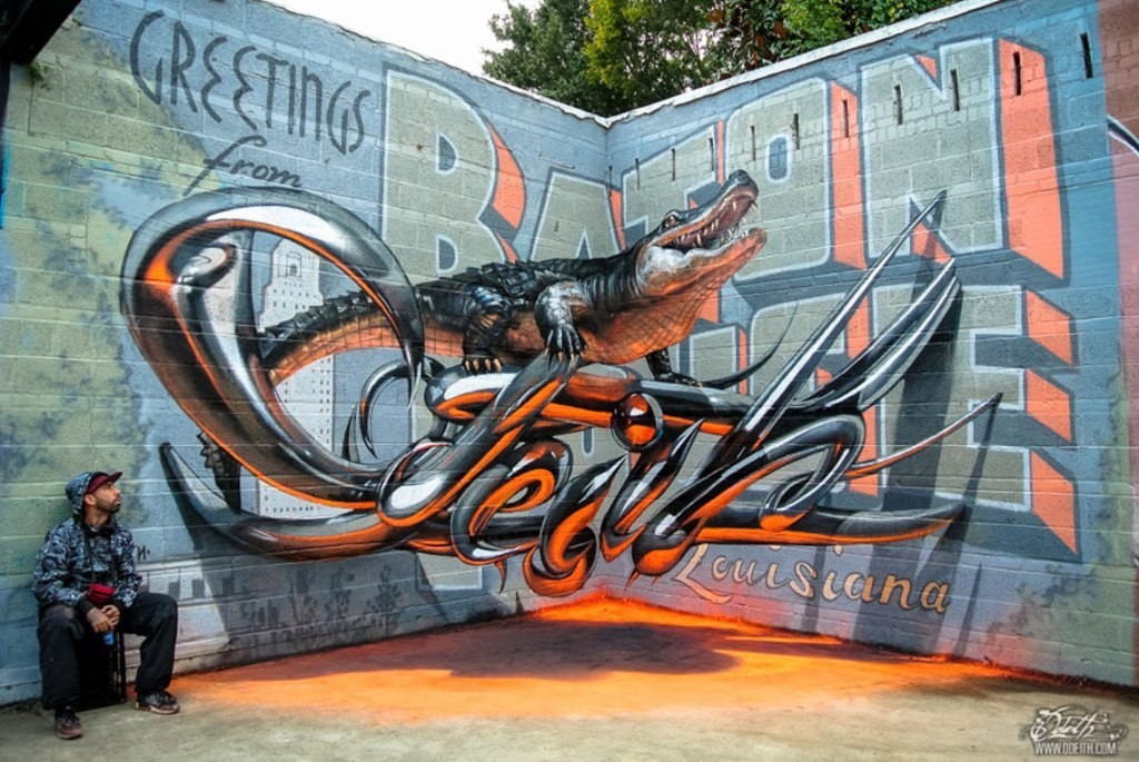 Top 50 Awesome Works of 3D Graffiti Art 12 3D Graffiti Art (10)