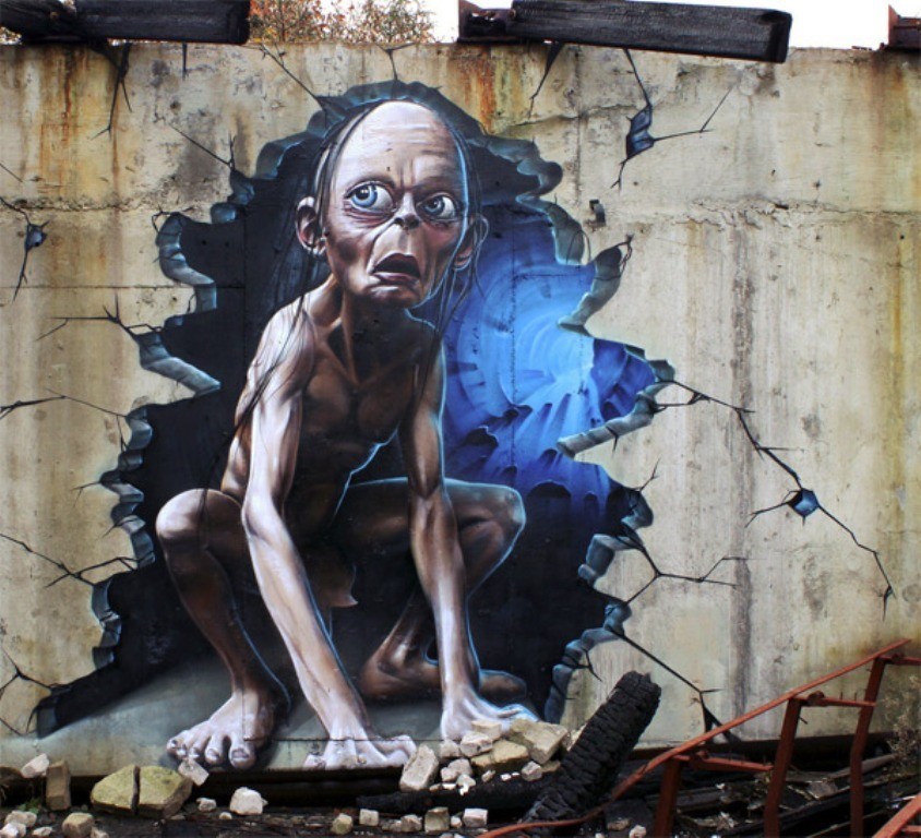 Top 50 Awesome Works of 3D Graffiti Art 25 3D Graffiti Art (24)