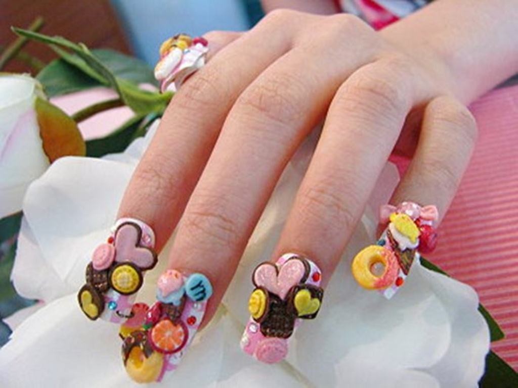 70 Hottest & Most Amazing 3D Nail Art Designs 71 3D Nail Art Designs (48)