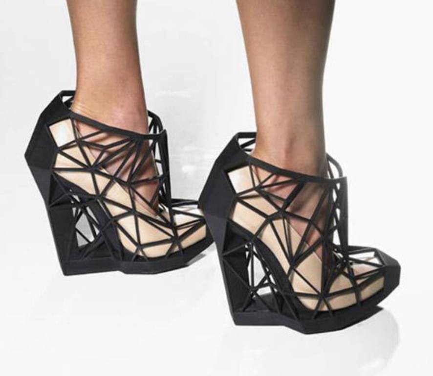 3D-Printed-Shoes-14 64 Strangest & Catchiest 3D Printed Shoes