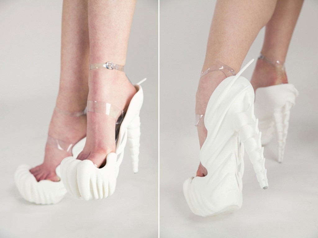 3D-Printed-Shoes-22 64 Strangest & Catchiest 3D Printed Shoes