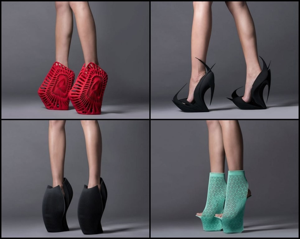 3D-Printed-Shoes-57 64 Strangest & Catchiest 3D Printed Shoes