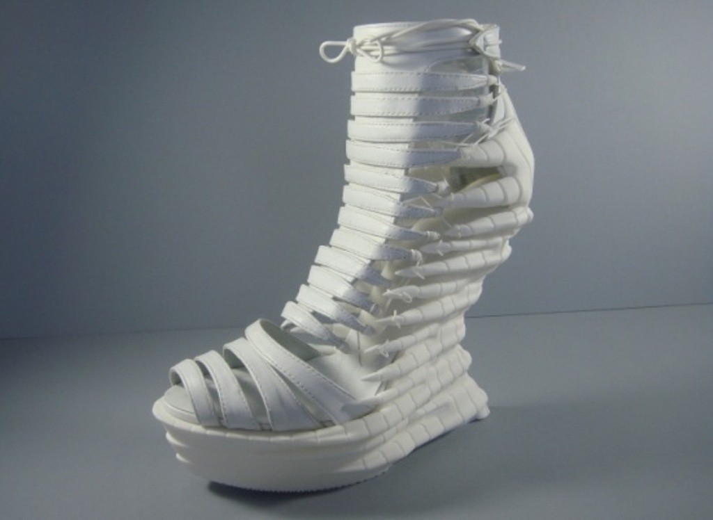 3D-Printed-Shoes-9 64 Strangest & Catchiest 3D Printed Shoes