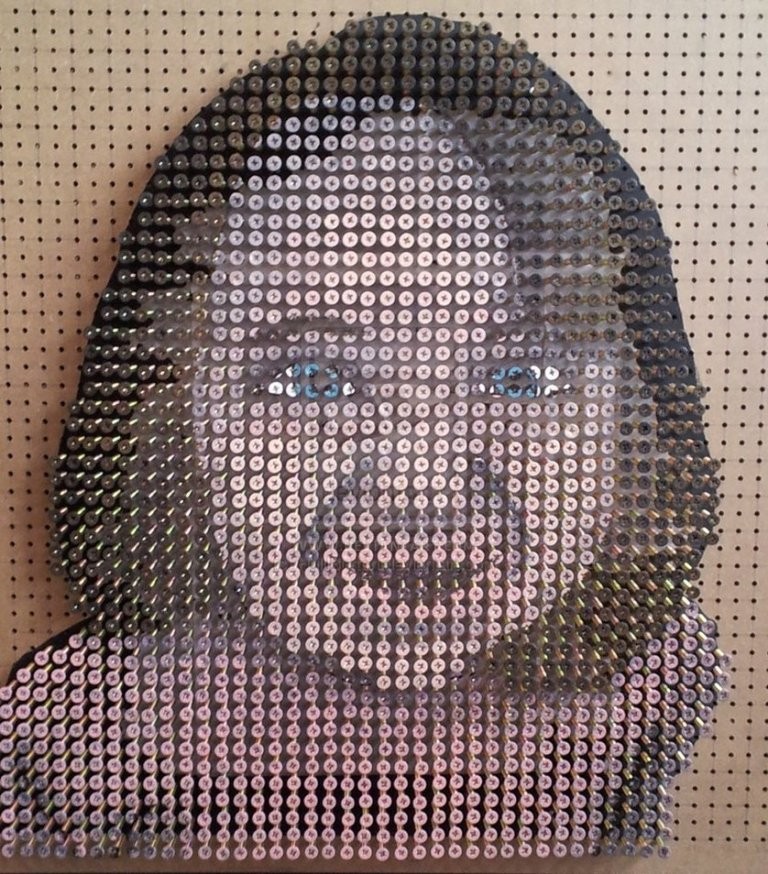 24 Most Dazzling 3D Screw Portraits 18 3D Screw Portraits (16)