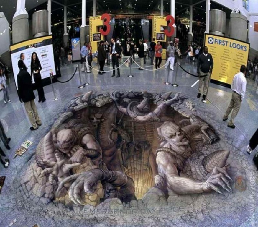 42 Most Breathtaking 3D Street Art Works 21 3D Street Art Works (19)