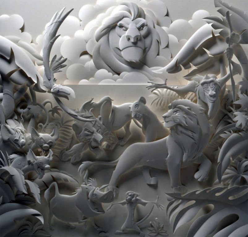 3D paper sculpture art (48)