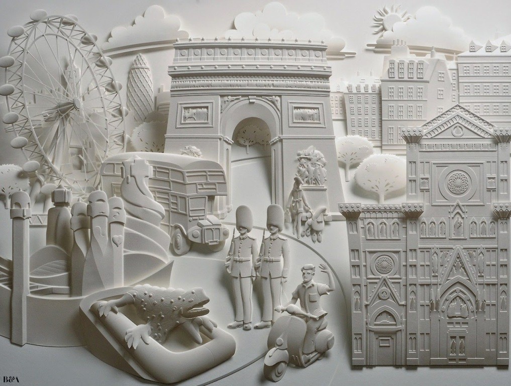 3D-paper-sculpture-art-50 50 Most Unbelievable & Amazing 3D Paper Sculptures