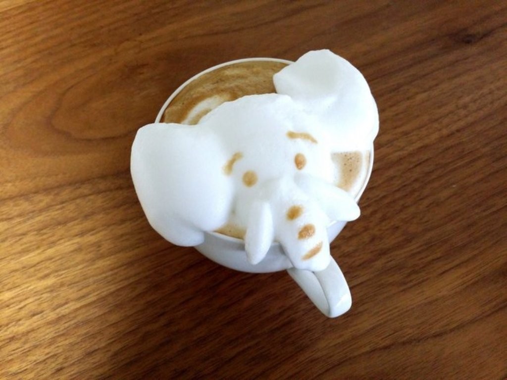 Sculptures of 3D Latte Art (28)